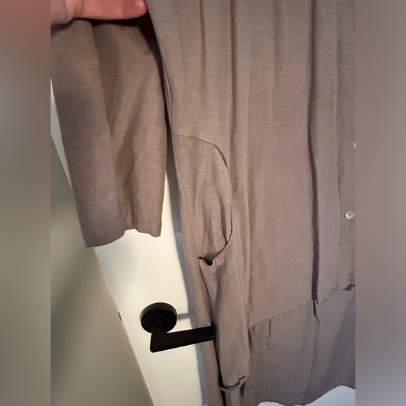 BABA short/long shirt linen-like - Picture 2 of 9